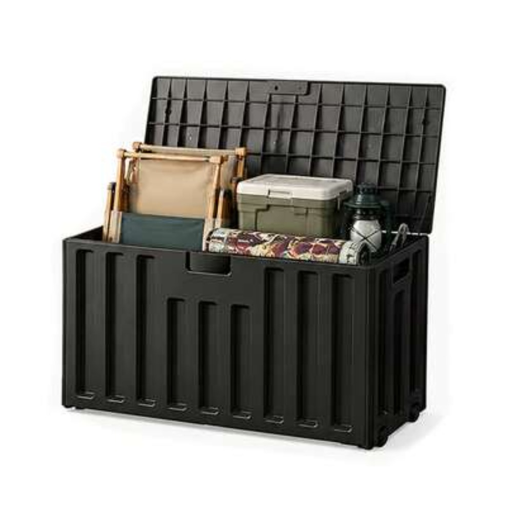 Outdoor Camping Decke - Large Capacity Outdoor Storage Container Resin