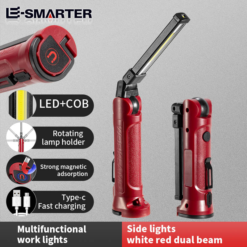 Outdoor Camping Adventure Lamp - COB LED Work Light Rechargeable Folding