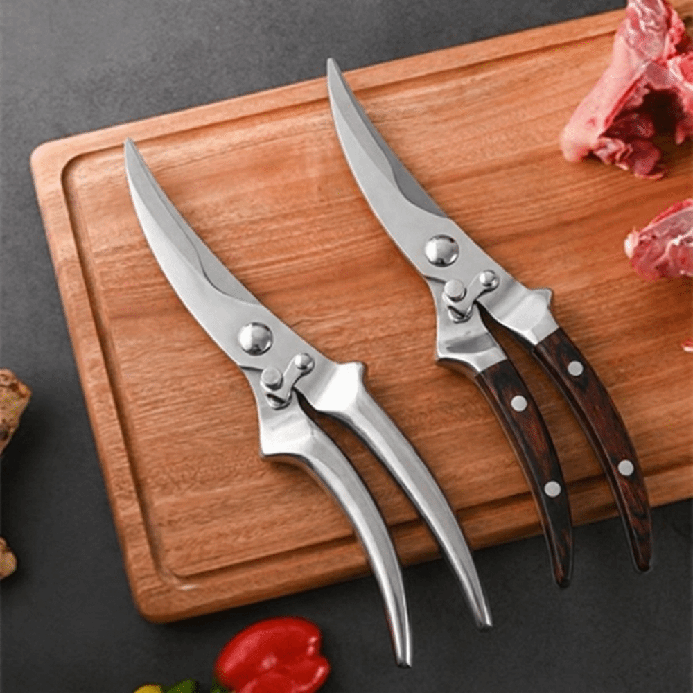 Outdoor Camping Food - Stainless Steel Kitchen Scissors Sharp Ergonomic