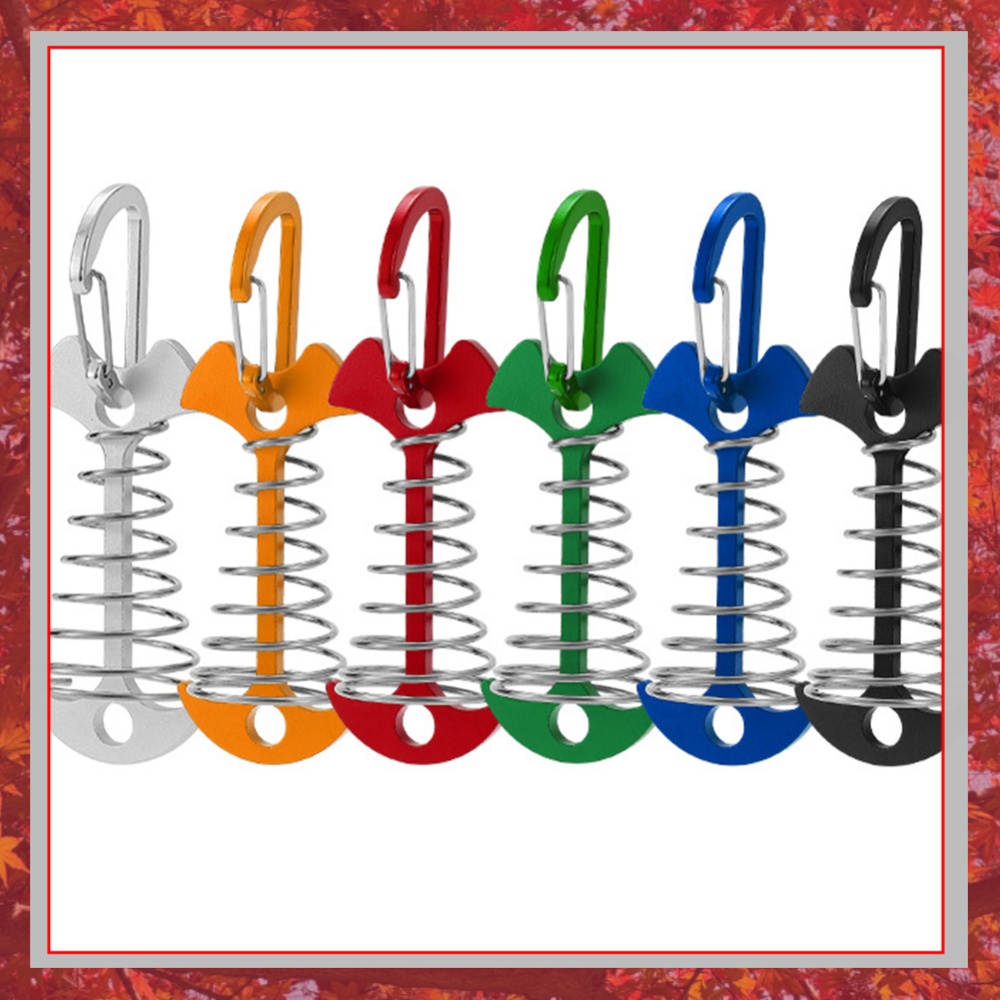 Outdoor Camping Decke - 4Pcs Fishbone Tent Stakes Aluminium Alloy