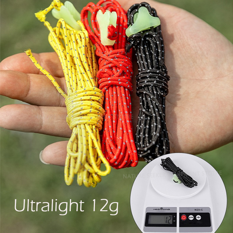 HIKEMAN 4Pcs Dyneema Guyline U - Outdoor Camping Guy 评论和价格