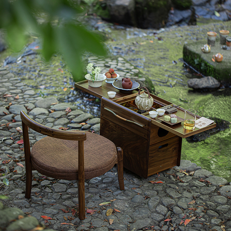 Walnut fireplace tea making ca - Outdoor Camping Fireplace 评论和价格