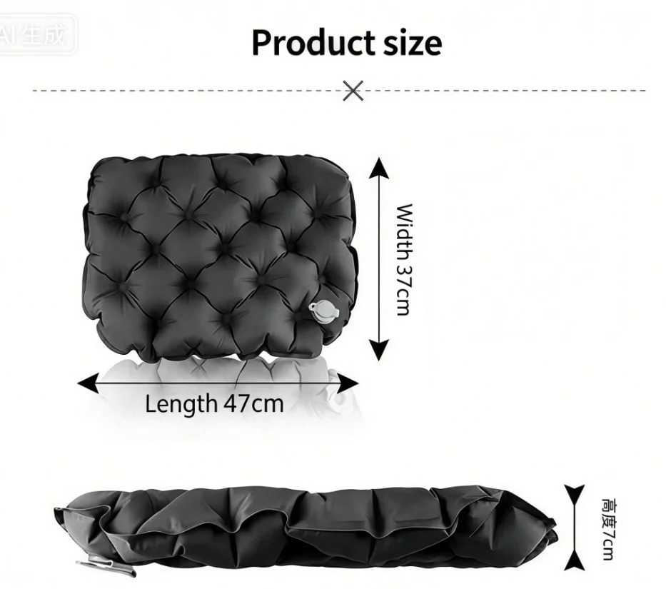 Portable Inflatable Seat Cushi - Outdoor Camping Mat Waterproof 评论和价格