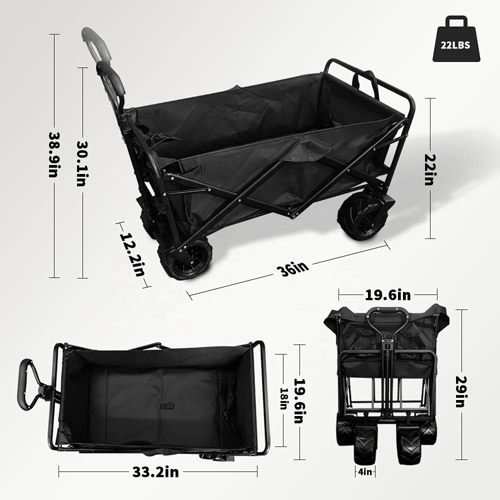New Large Capacity Big Wheels  - Outdoor Camping Table 评论和价格