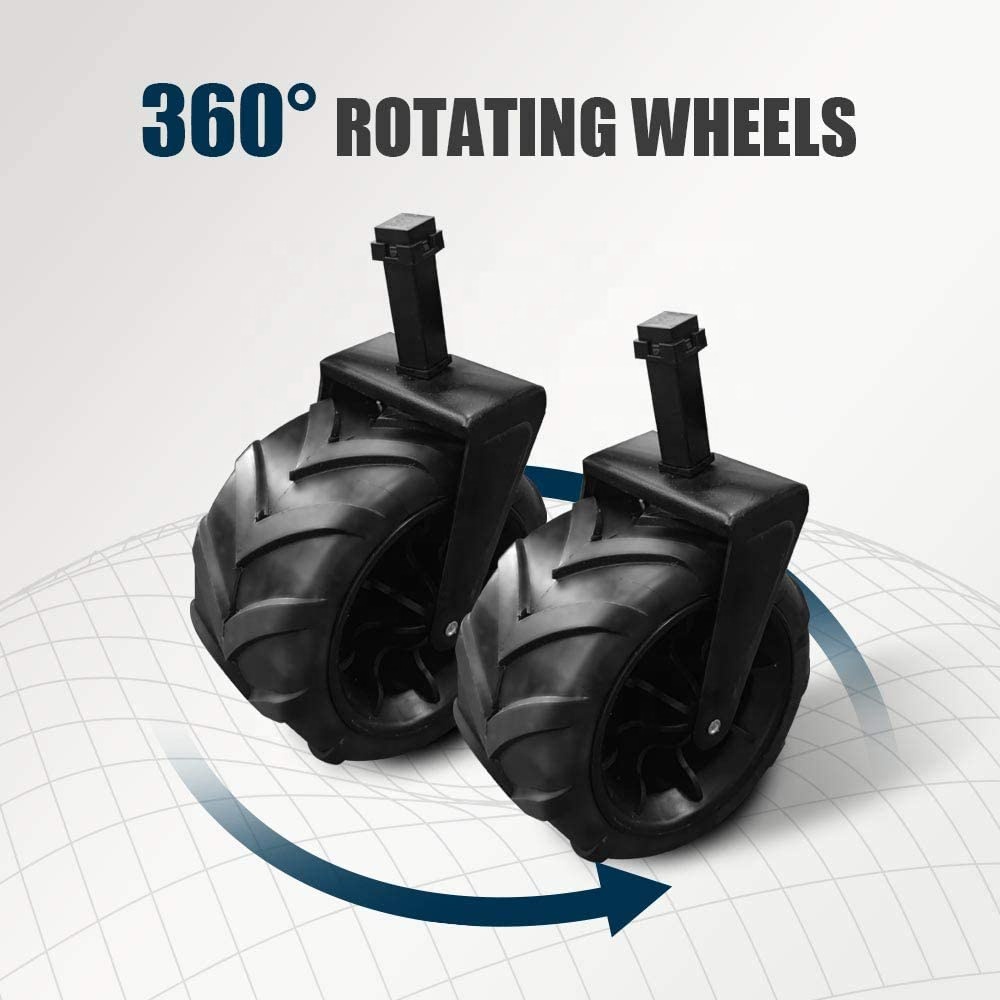 New Large Capacity Big Wheels  - Outdoor Camping Table 评论和价格