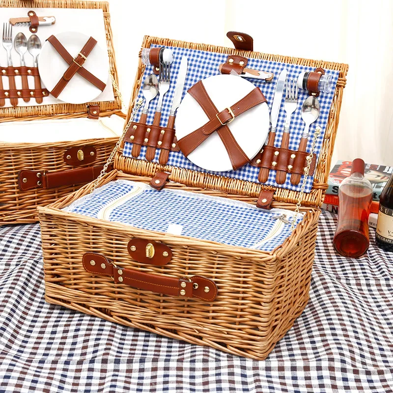 Family Outing Picnic Basket, O - Outdoor Camping Food 评论和价格