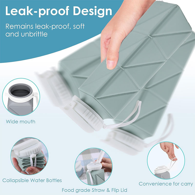 620ml Collapsible Water Bottle - Outdoor Camping Water Tank 评论和价格