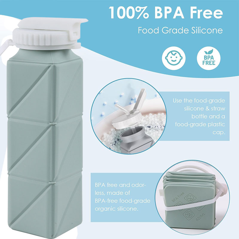 620ml Collapsible Water Bottle - Outdoor Camping Water Tank 评论和价格
