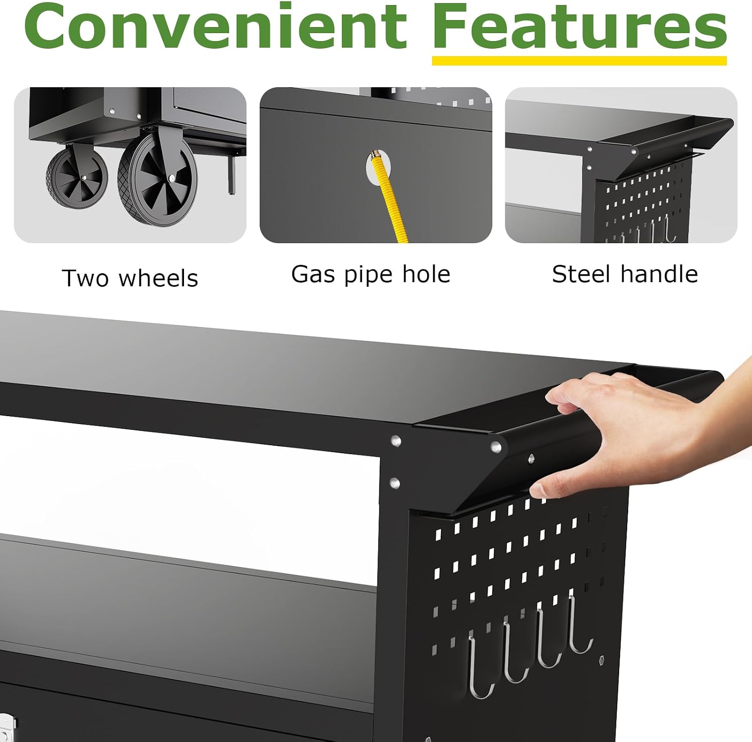 Outdoor Grill Cart Table With  - Outdoor Camping Food 评论和价格