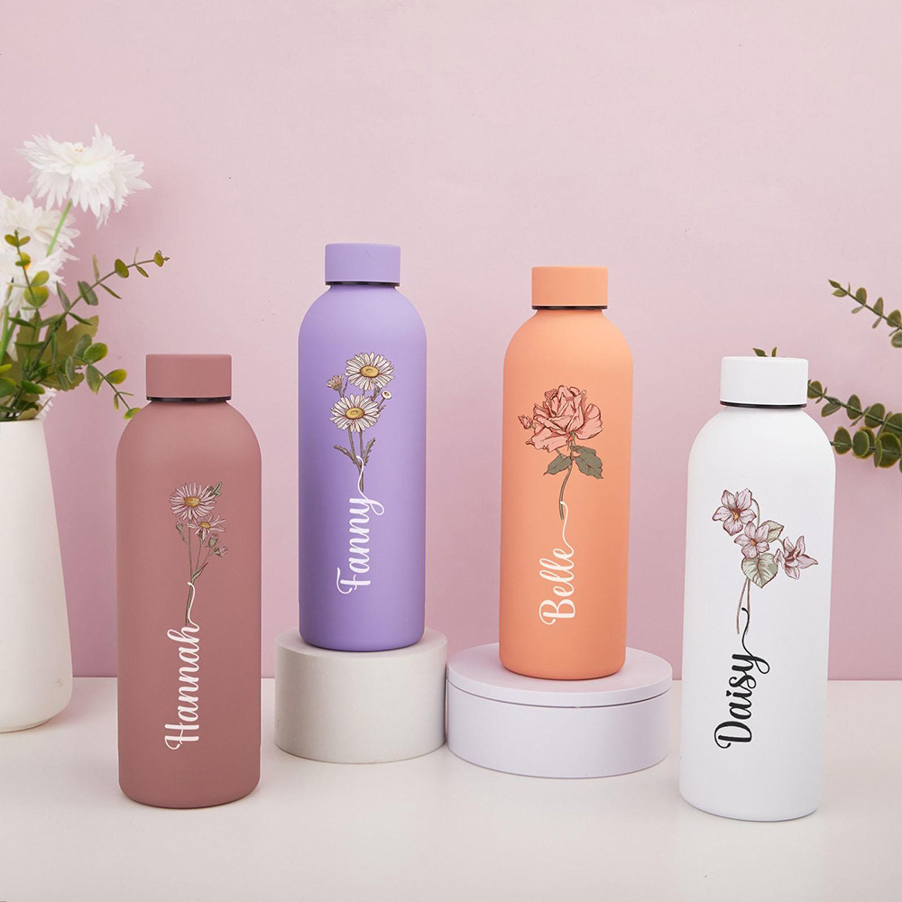 Customized Floral Water Bottle - Outdoor Camping Water Tank 评论和价格