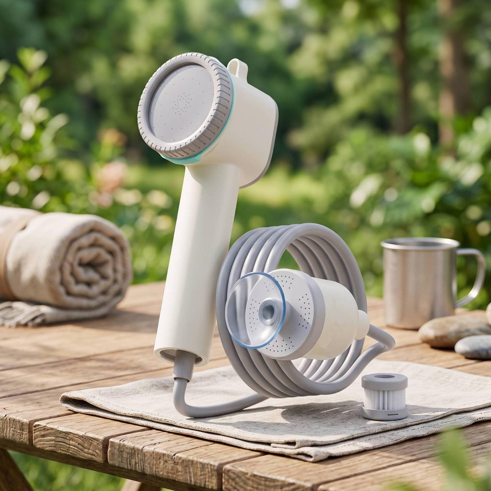 Handheld Portable Electric Sho - Outdoor Camping Showers 评论和价格