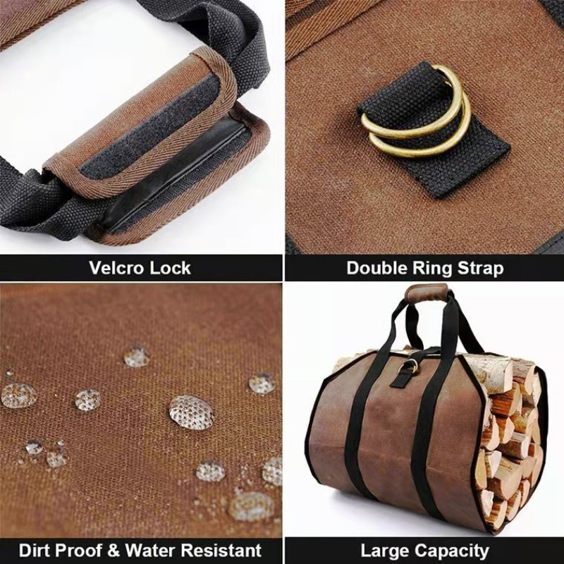 Fireplace Firewood Log Carrier - Outdoor Camping Fireplace 评论和价格