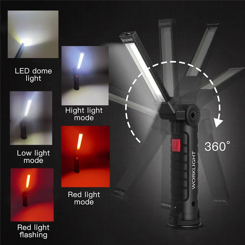 Portable COB LED Flashlight US - Outdoor Camping Adventure Lamp 评论和价格