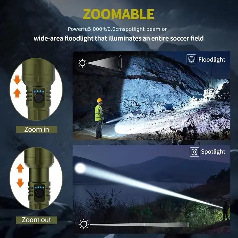 Ultra Powerful Flashlight Conc - Outdoor Camping Adventure Lamp 评论和价格