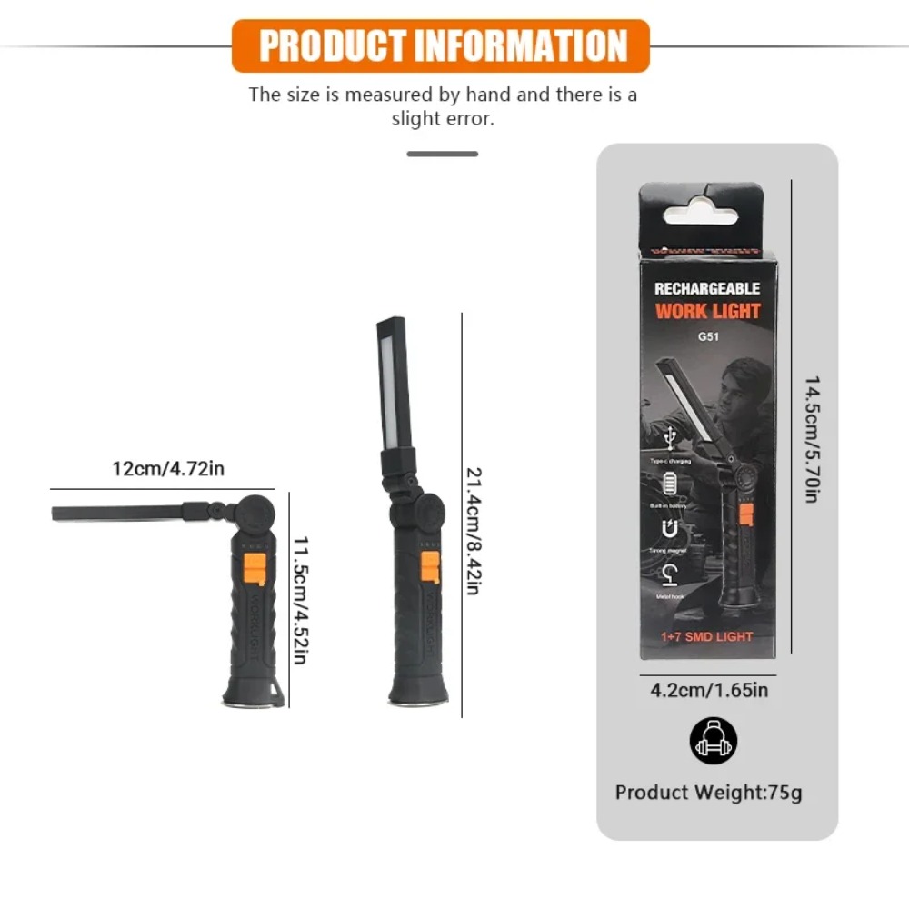 Portable COB LED Flashlight US - Outdoor Camping Adventure Lamp 评论和价格