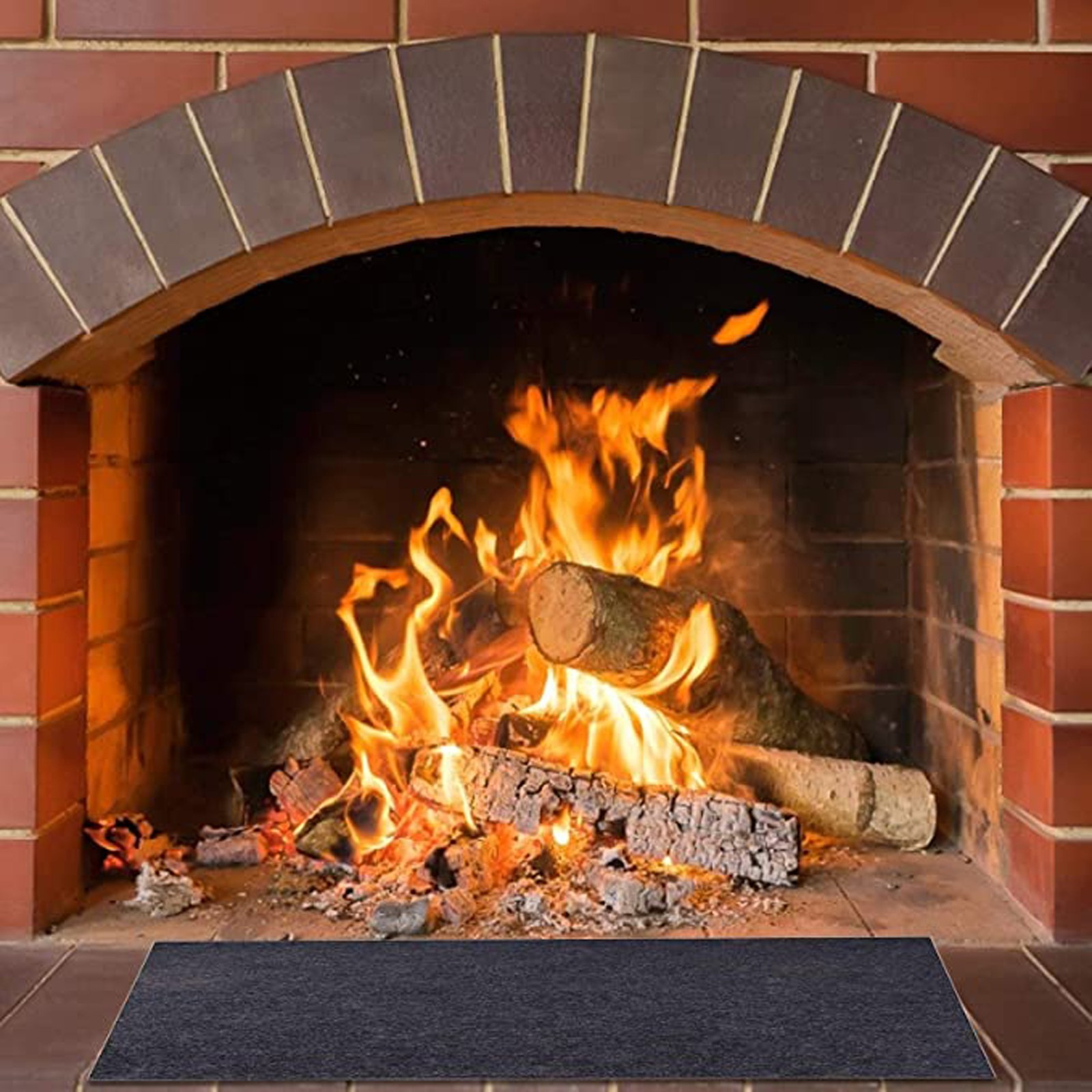 Fireproof Fireplace Hearth Rug - Outdoor Camping Fireplace 评论和价格