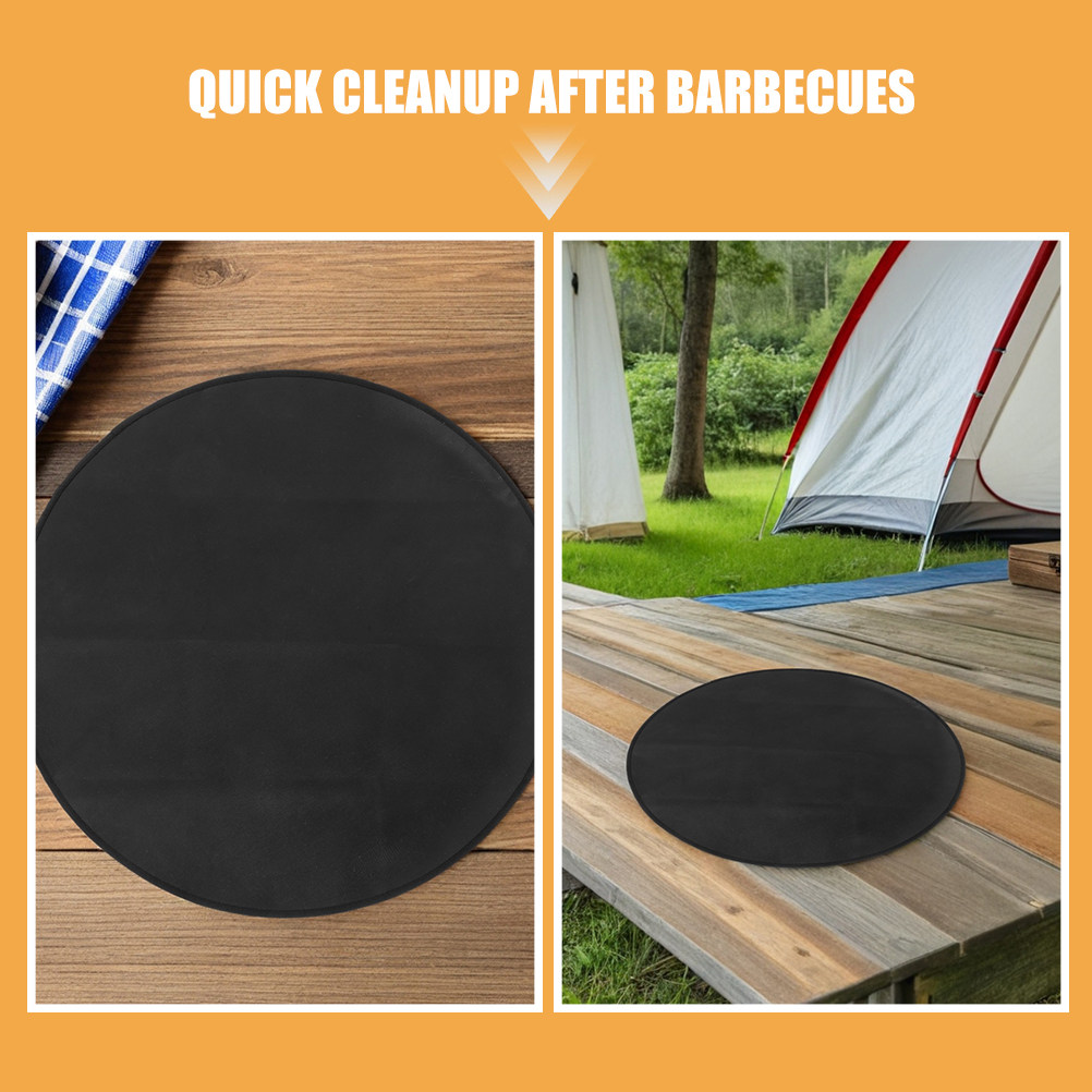 Round Fireproof Bbq Mat 24 Inc - Outdoor Camping Decke 评论和价格