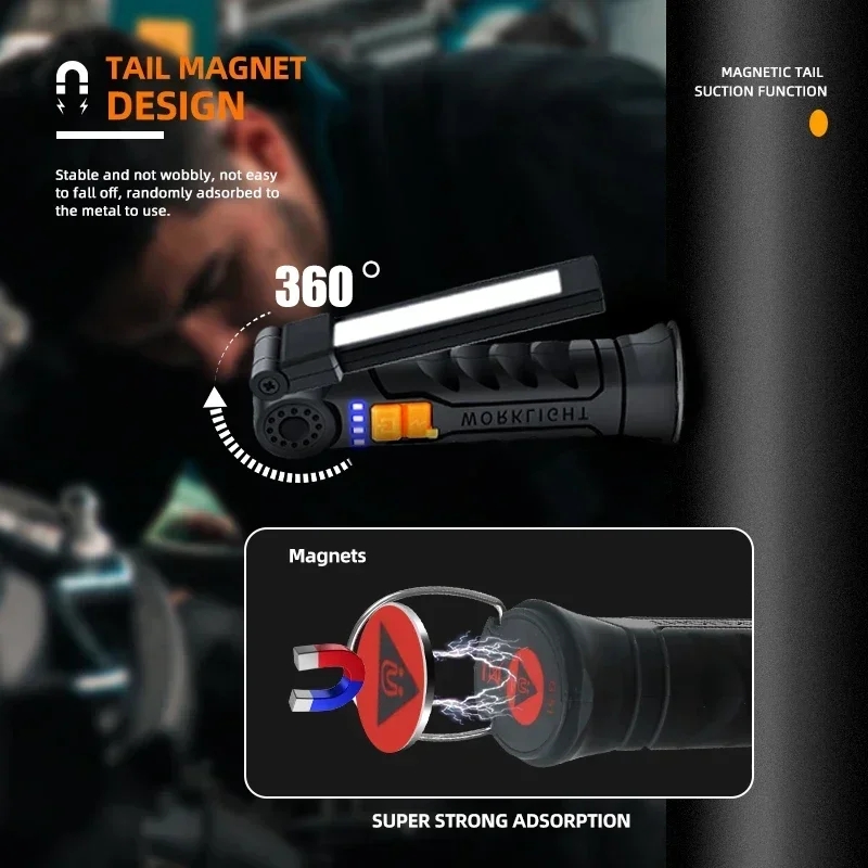Portable COB LED Flashlight US - Outdoor Camping Adventure Lamp 评论和价格