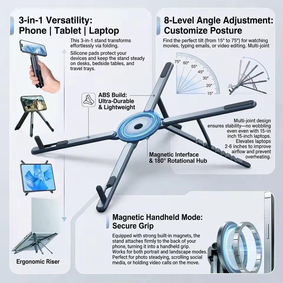 Portable Magnetic Phone Holder - Outdoor Camping Table 评论和价格