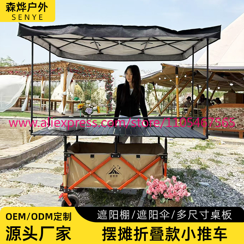 1PCS camper stall large foldab - Outdoor Camping Table 评论和价格