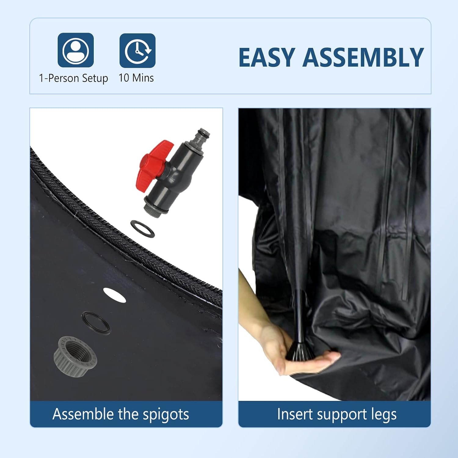 100 Gallon Collapsible Rain Ba - Portable Water Filter 评论和价格
