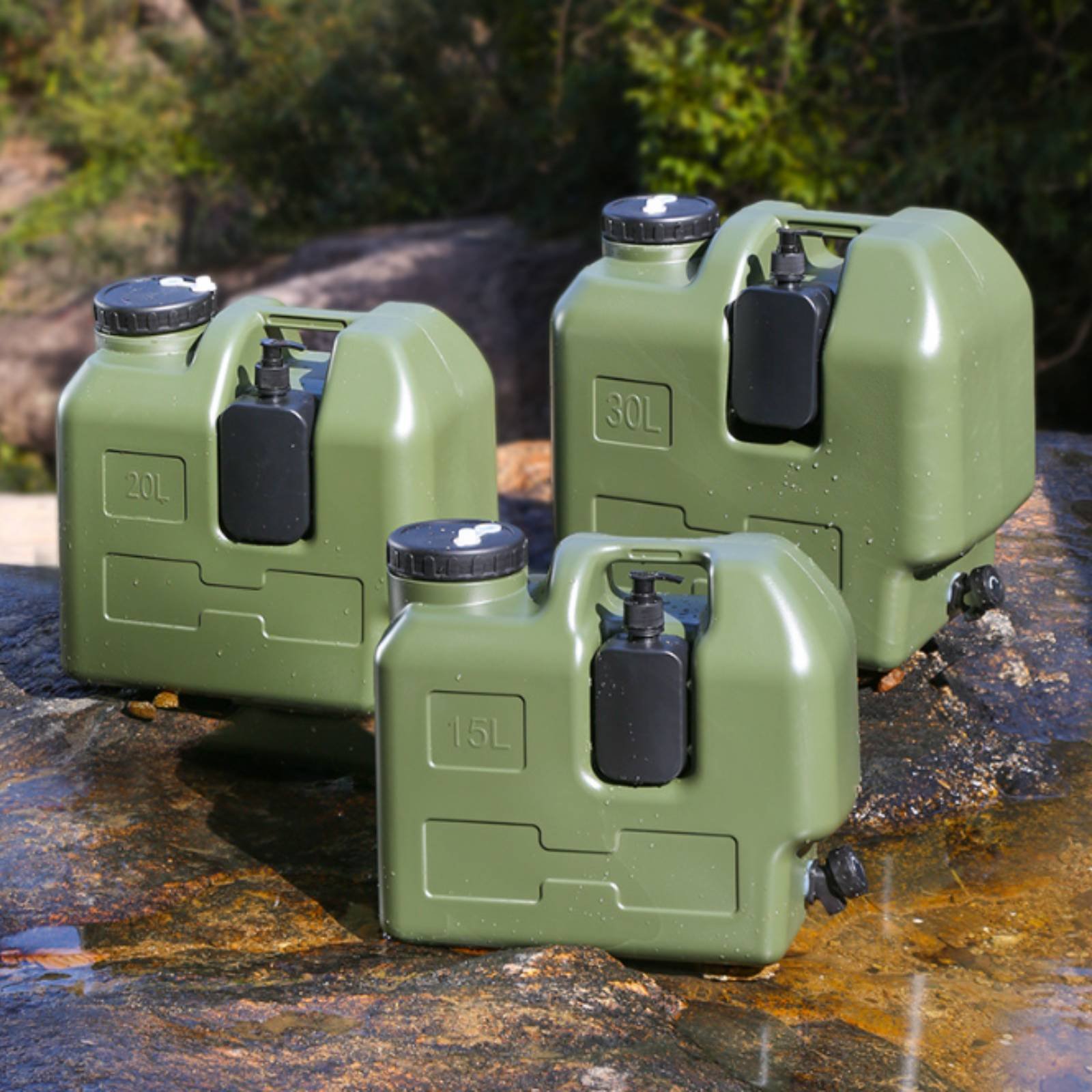 Water Container with Spigot Fo - Outdoor Camping Food 评论和价格