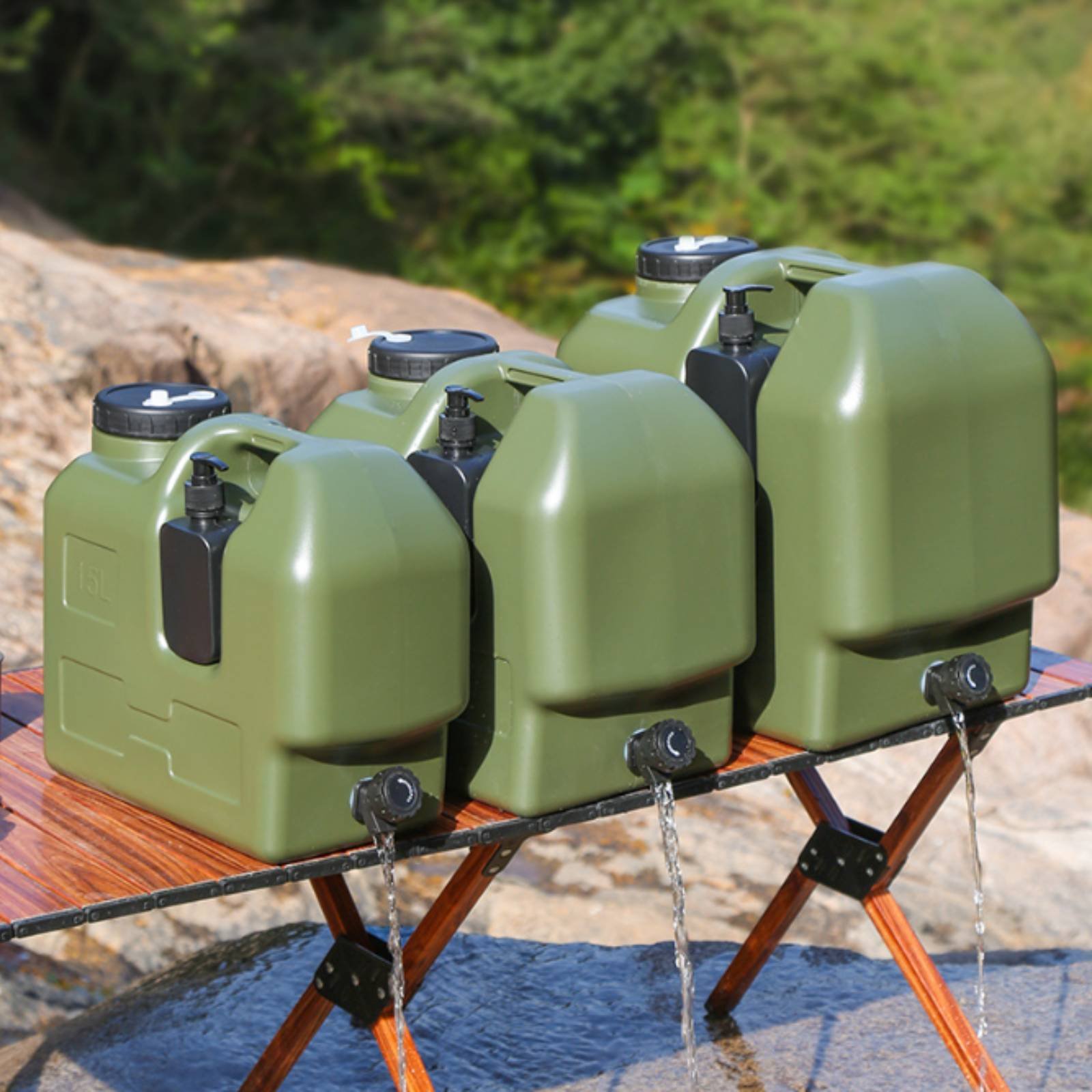 Water Container with Spigot Fo - Outdoor Camping Food 评论和价格