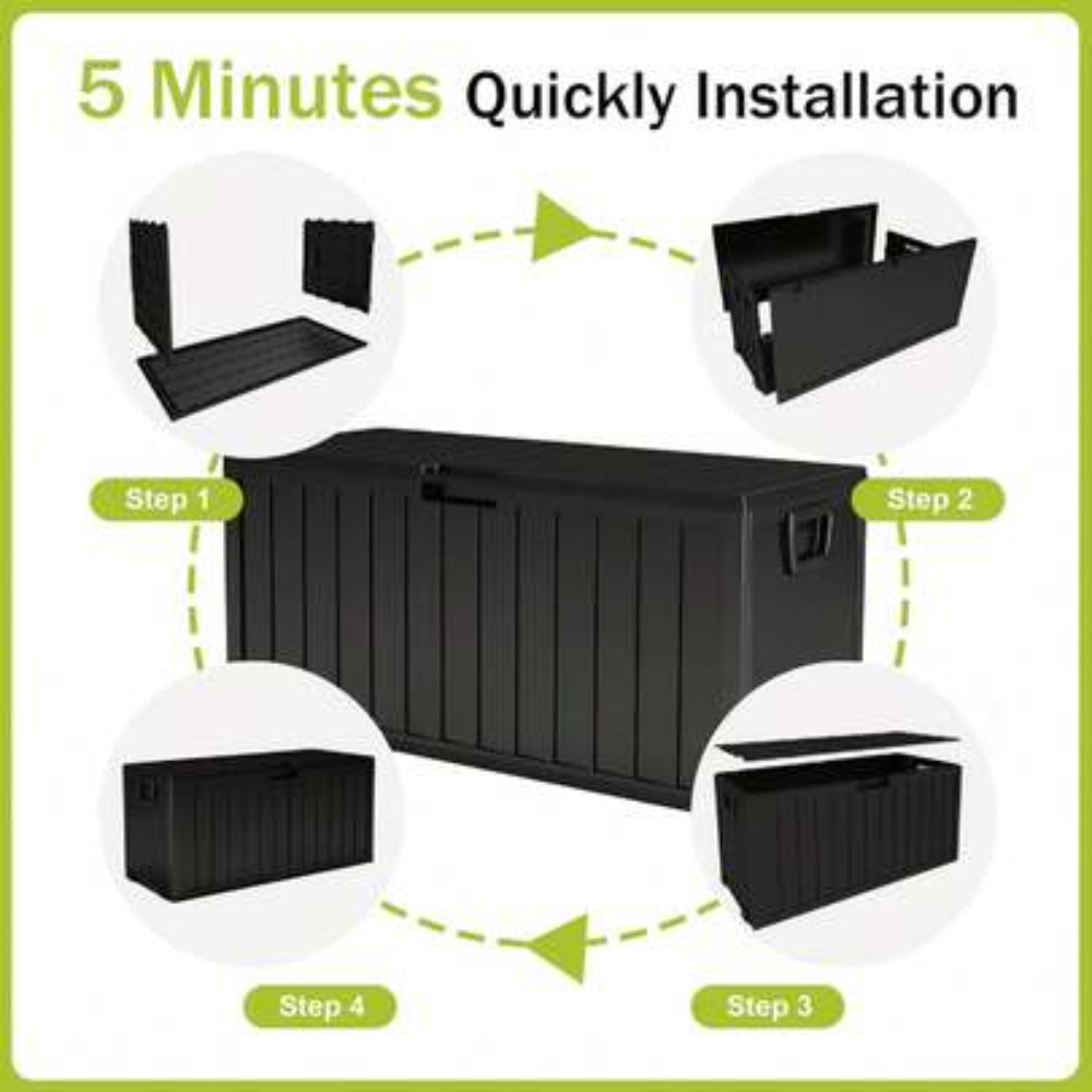 75 Gallon Outdoor Storage Box  - Outdoor Camping Decke 评论和价格