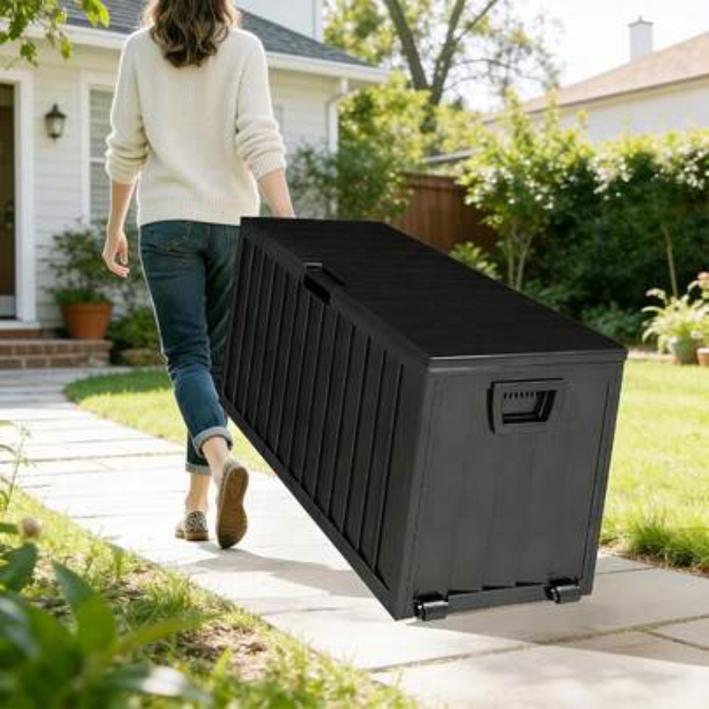 75 Gallon Outdoor Storage Box  - Outdoor Camping Decke 评论和价格