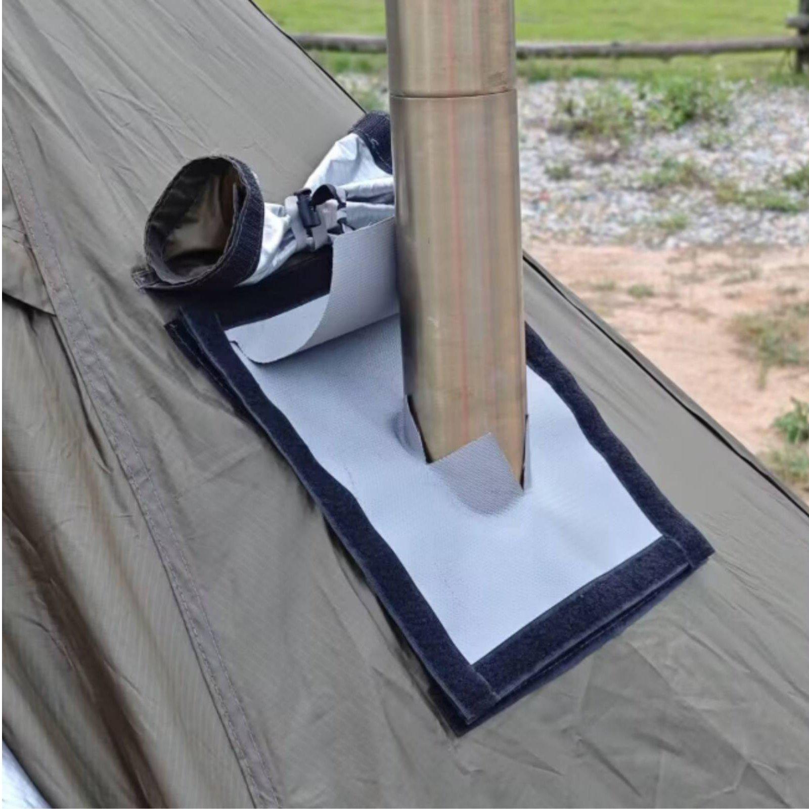 Camping Stove Chimney Guard Fi - Outdoor Camping Fireplace 评论和价格