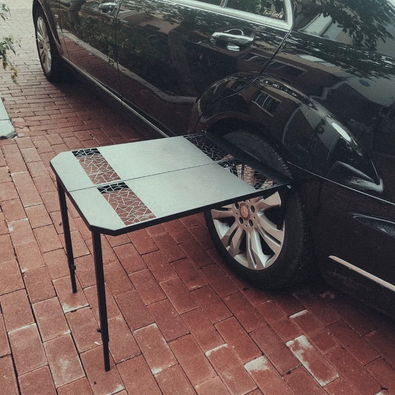 Car Camping Grill Tire Metal F - Outdoor Camping Table 评论和价格