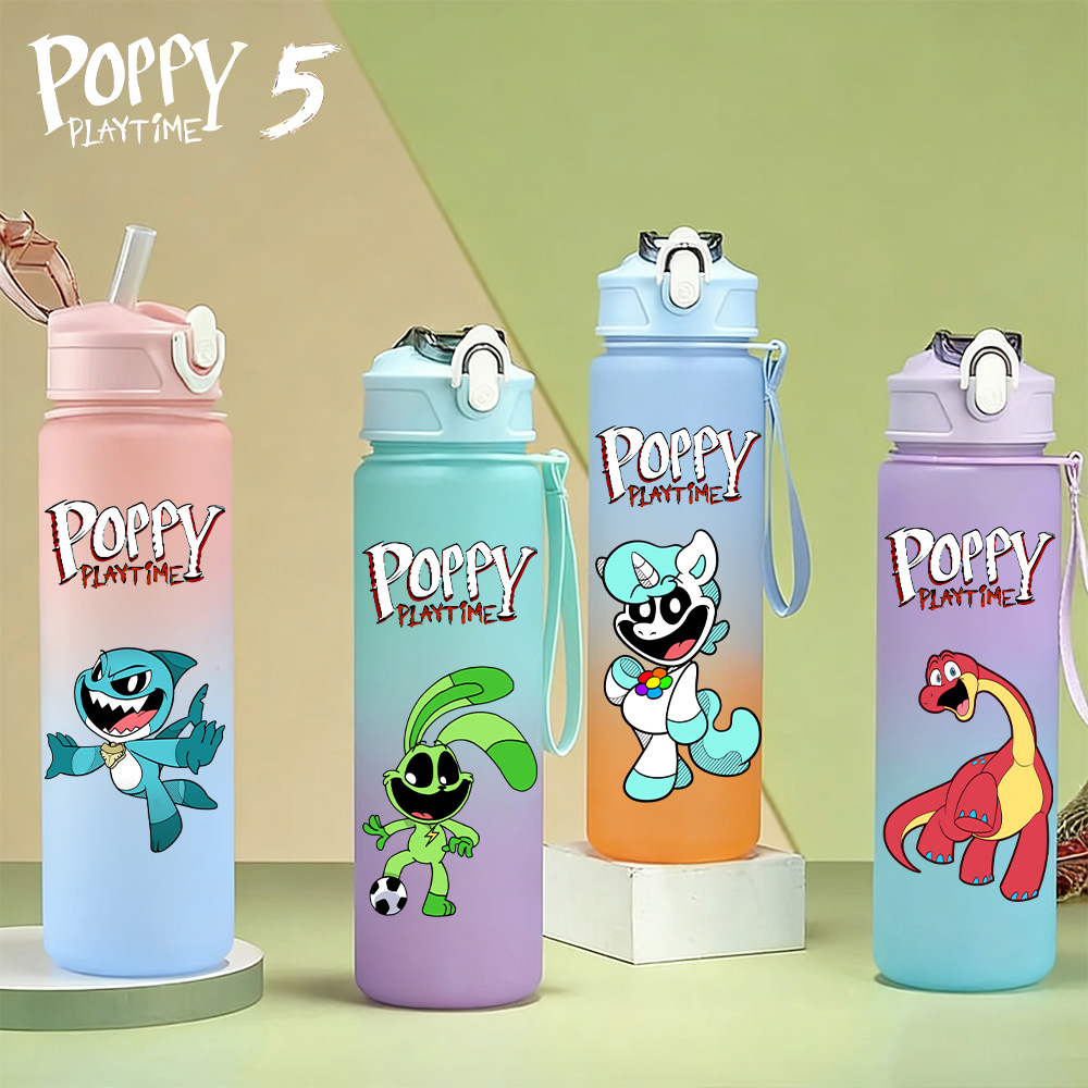 750ml Poppy Playtime Straw Bot - Outdoor Camping Water Tank 评论和价格