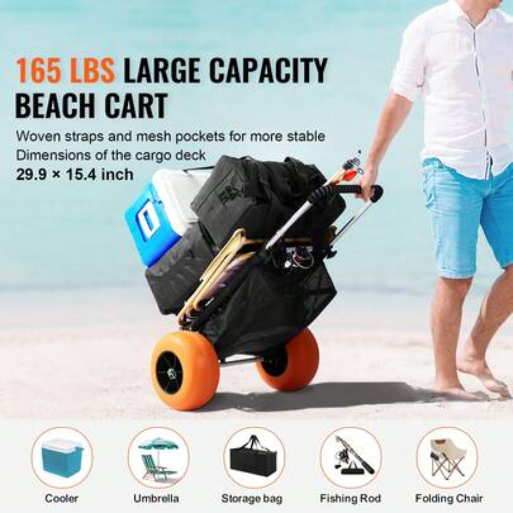 Beach Cart Folding Wagon with  - Outdoor Camping Decke 评论和价格