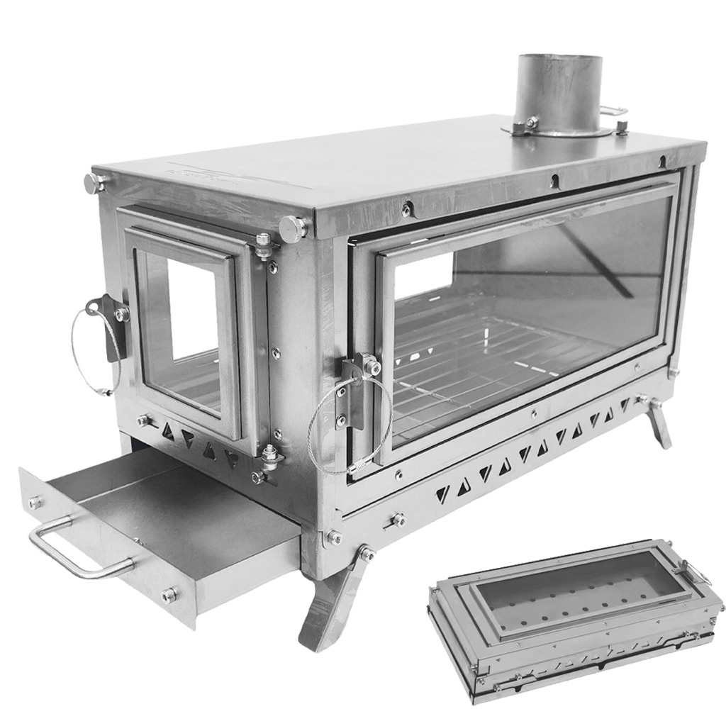 DANCHEL T3 Titanium Tent Stove - Outdoor Camping Fireplace 评论和价格