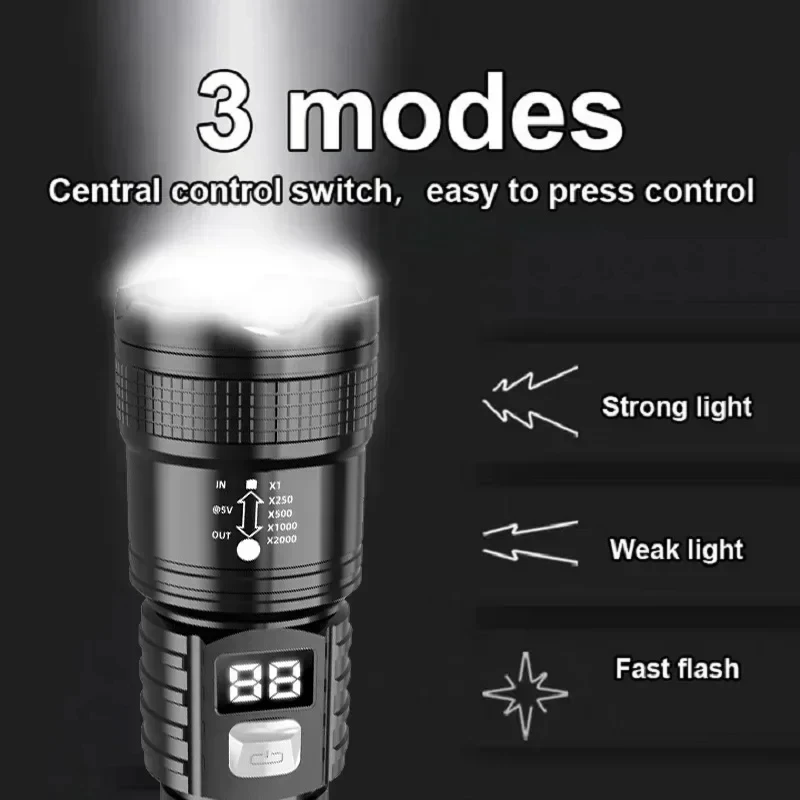 100000LM Super Bright Led Flas - Outdoor Camping Adventure Lamp 评论和价格