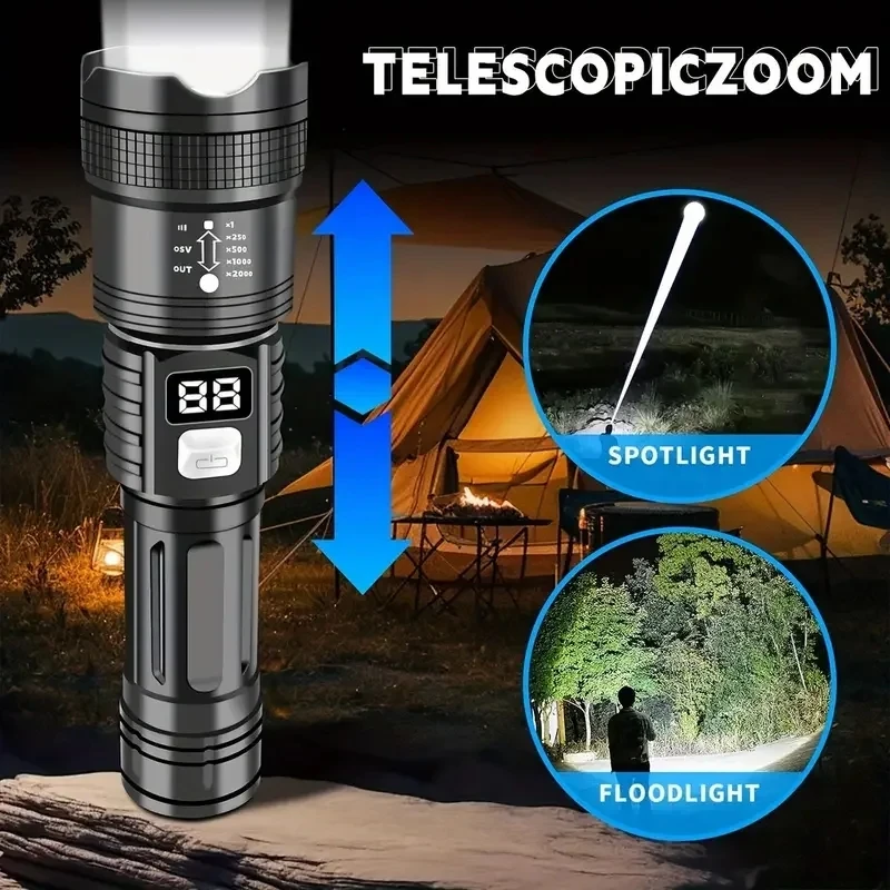 100000LM Super Bright Led Flas - Outdoor Camping Adventure Lamp 评论和价格