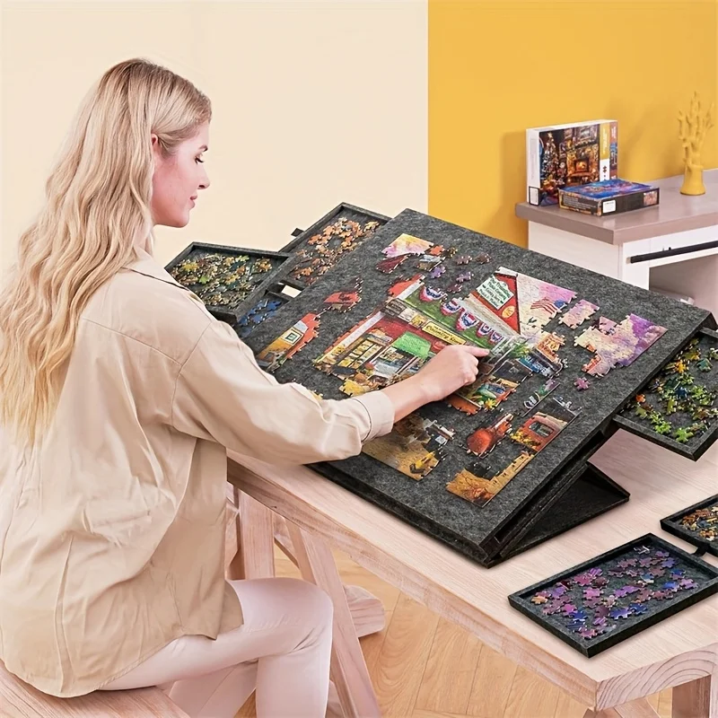 6-Drawer 1500pcs Jigsaw Puzzle - Outdoor Camping Table 评论和价格