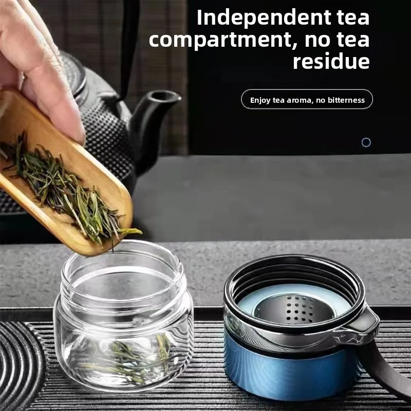 Double Layer Glass Tea Water S - Portable Water Filter 评论和价格