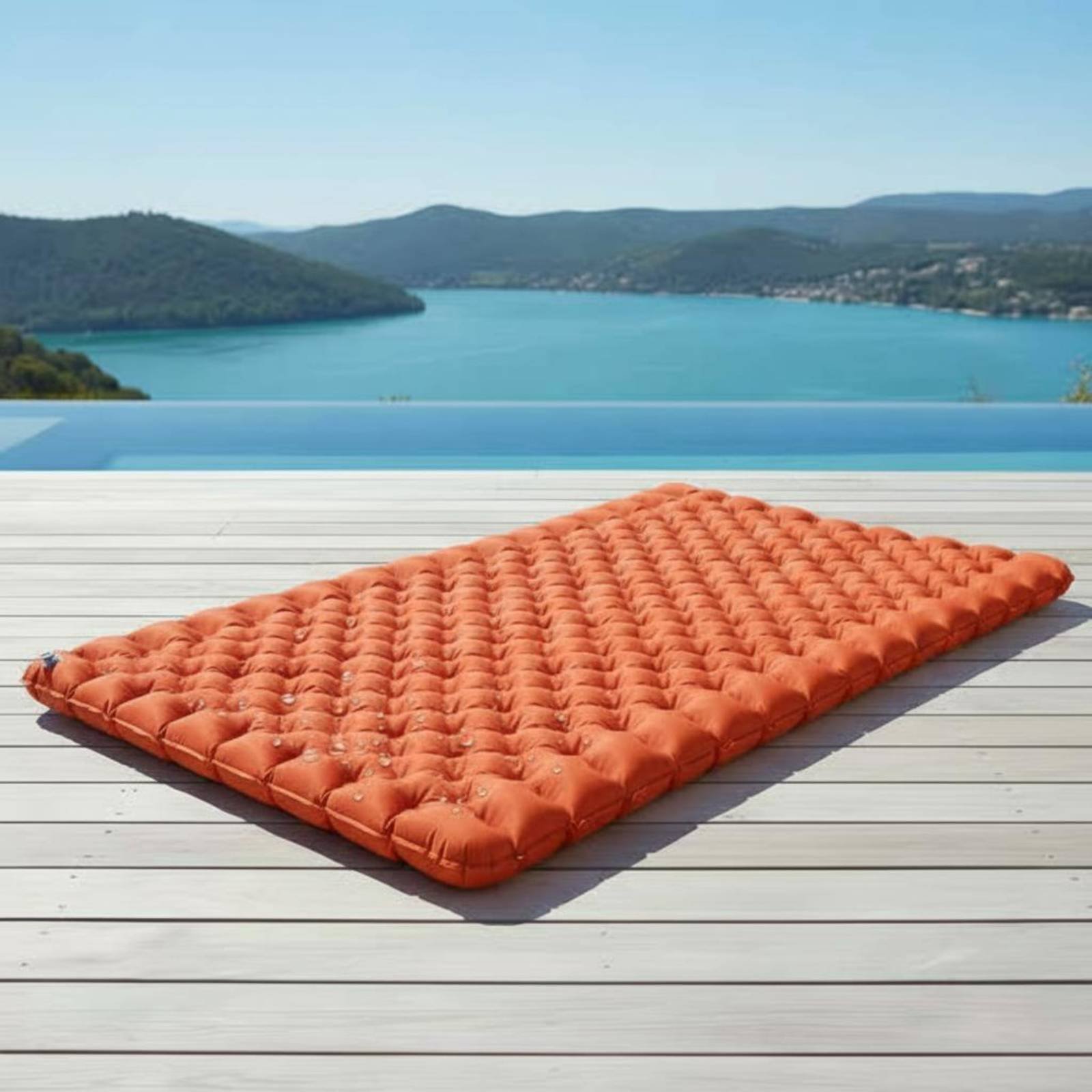 Inflatable Camping Mat Nylon T - Outdoor Camping Mat Waterproof 评论和价格