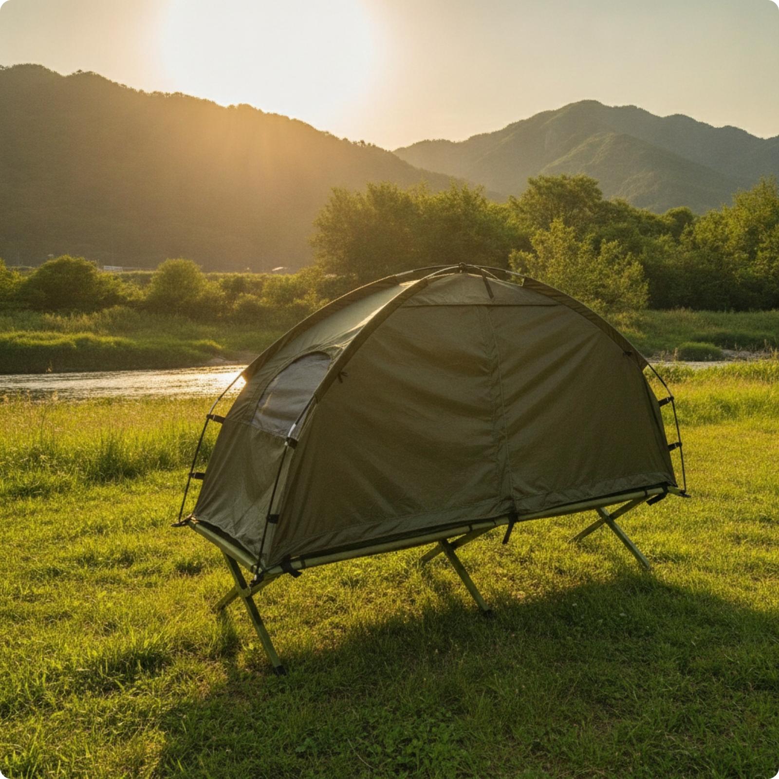 Compact Outdoor Cot Shelter Te - Outdoor Camping Guy 评论和价格