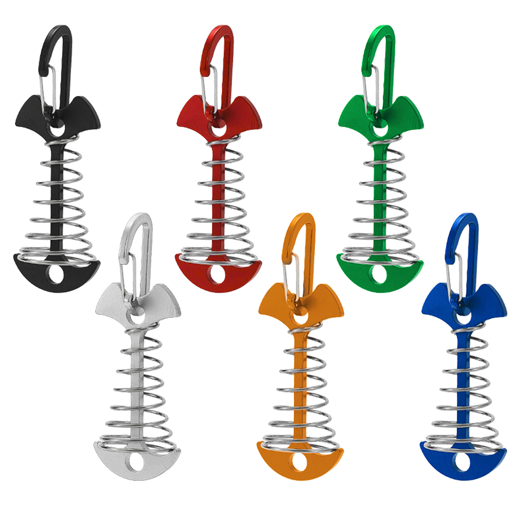4Pcs Fishbone Tent Stakes Alum - Outdoor Camping Decke 评论和价格