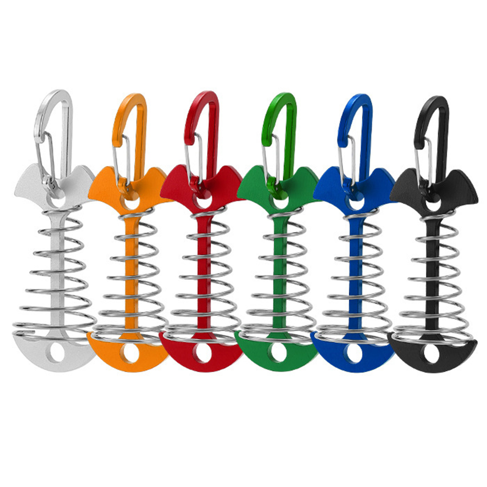 4Pcs Fishbone Tent Stakes Alum - Outdoor Camping Decke 评论和价格