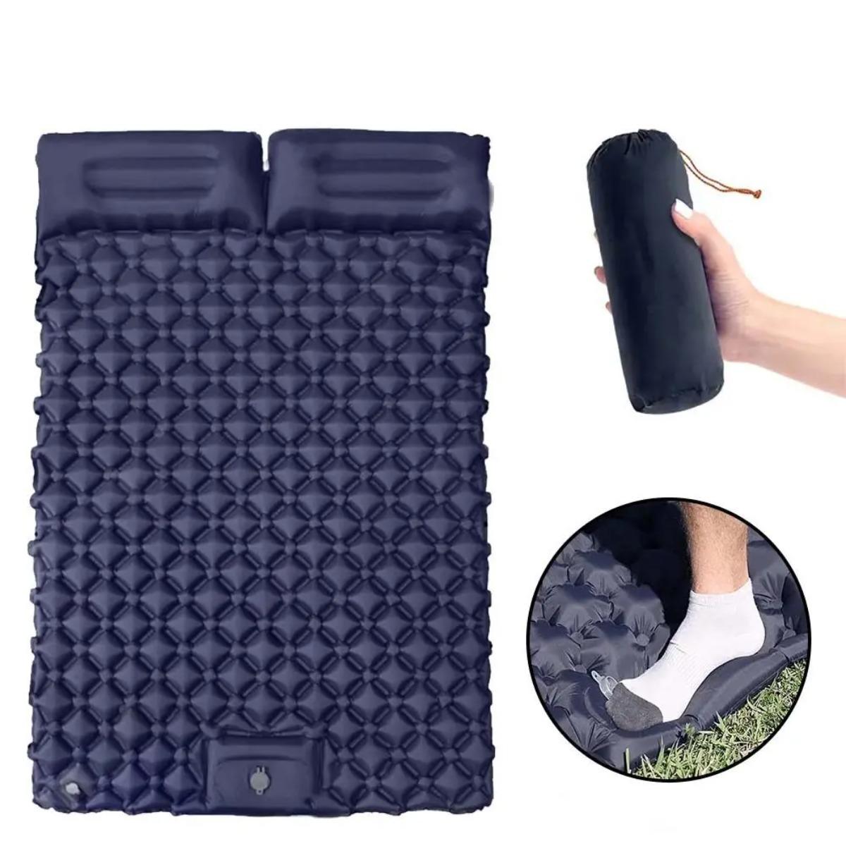 Single & Double Inflatable Air - Outdoor Camping Mat Waterproof 评论和价格