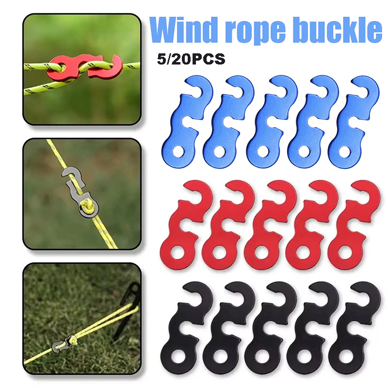 5/20Pcs Guyline Tensioner Alum - Outdoor Camping Guy 评论和价格