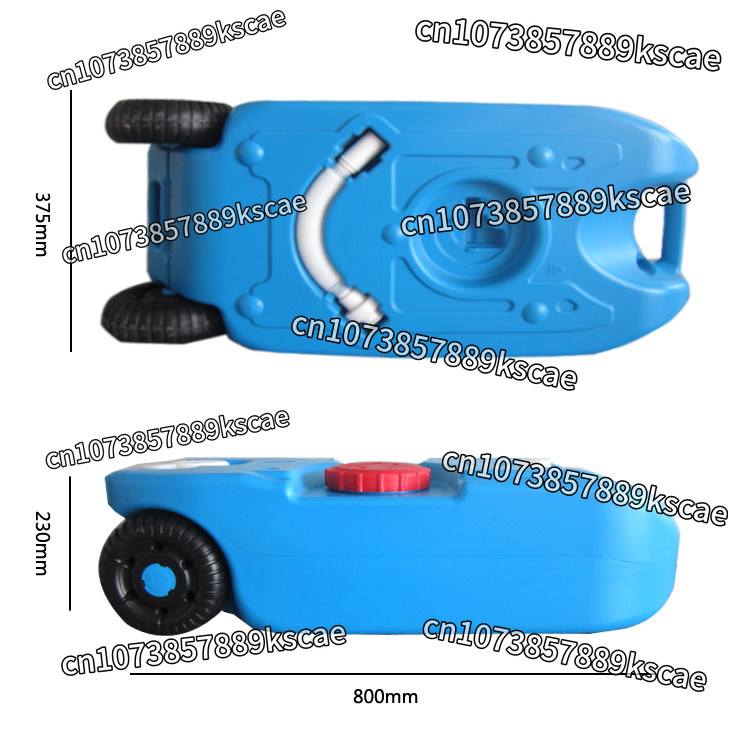 RV Camping Outdoor Wheeled Mob - Outdoor Camping Water Tank 评论和价格