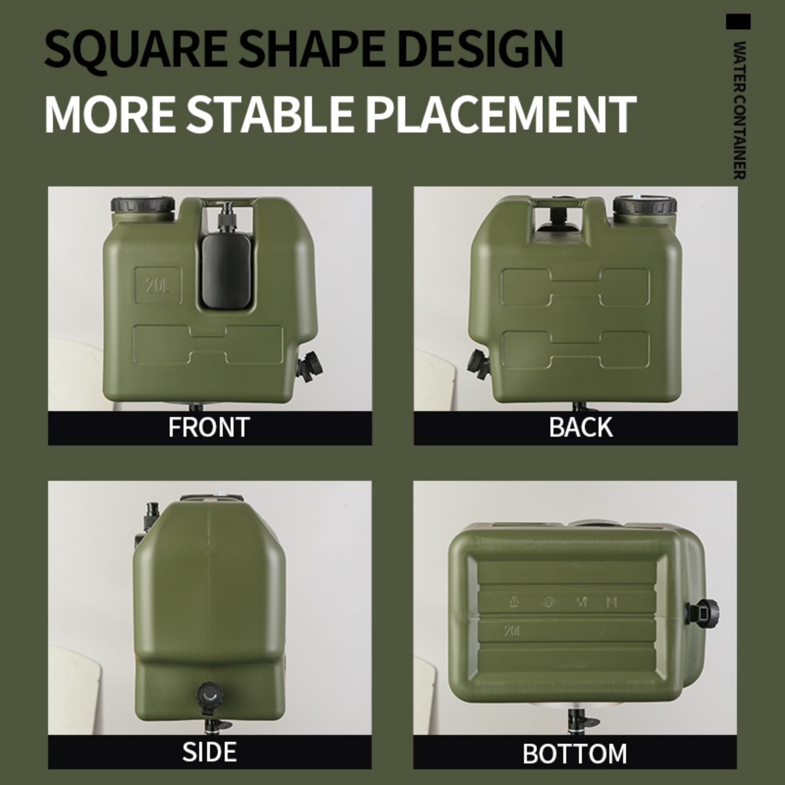15/20L Portable Camping Water  - Outdoor Camping Water Tank 评论和价格