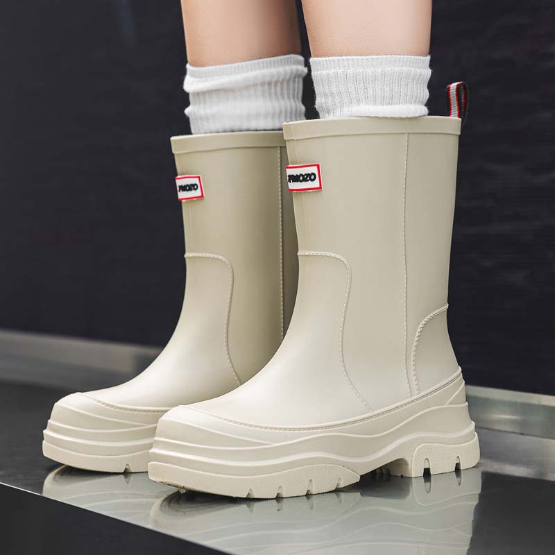 Women's High-Tube Rain Boots T - Outdoor Camping On Youtube 评论和价格
