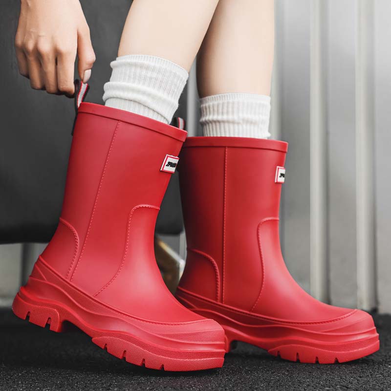 Women's High-Tube Rain Boots T - Outdoor Camping On Youtube 评论和价格