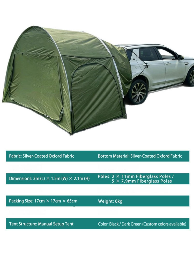 For car Outdoor Rear Tent Camp - Outdoor Camping Car Tent 评论和价格