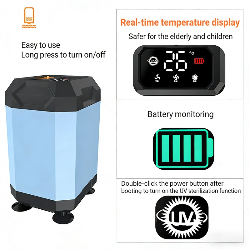 5400mAh/9000mAh Outdoor Portab - Outdoor Camping Showers 评论和价格